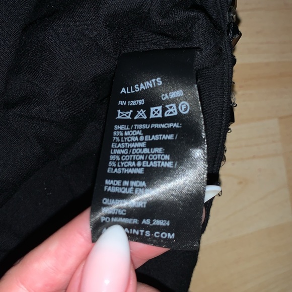 Allsaints NWOT quartz mini skirt - Picture 5 of 5